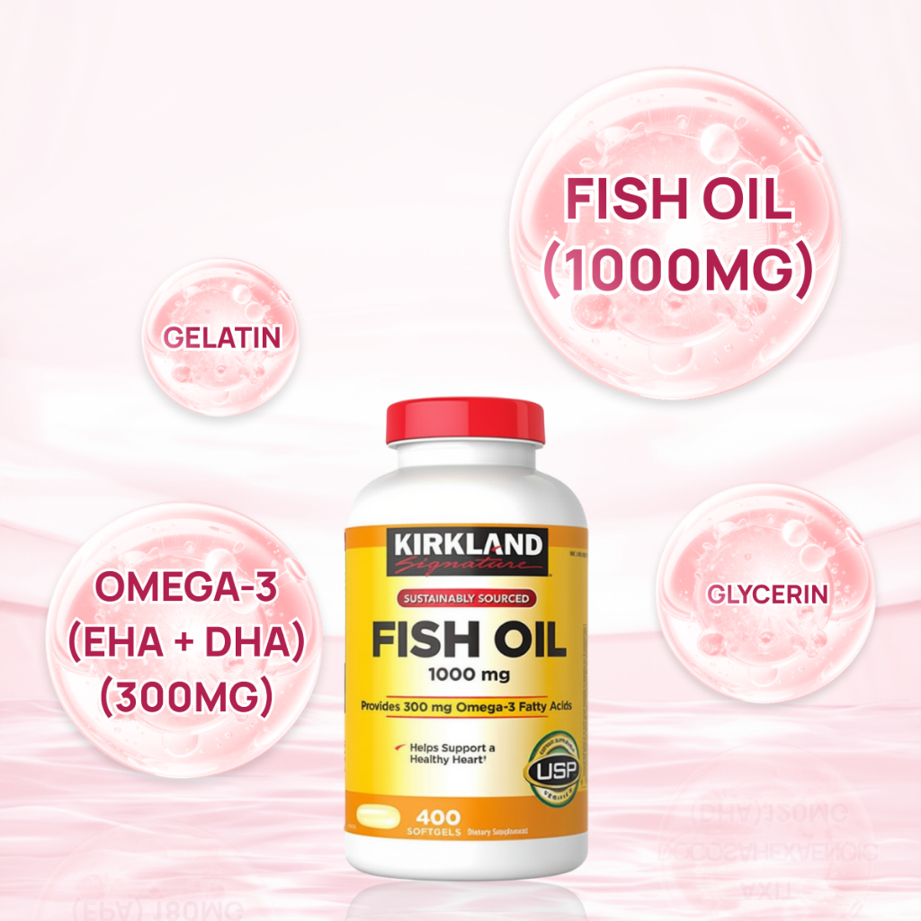 Fish oil omega-3 Kirkland