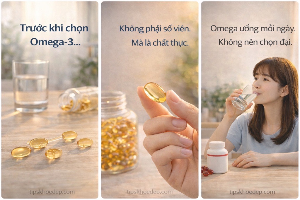Chọn omega-3 phù hợp theo nhu cầu mỗi người